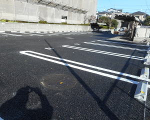 アパート・マンションの駐車場の白線ライン工事【新設】